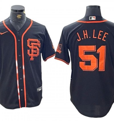 San Francisco Giants 51 Jung Hoo Lee Black Limited Jersey