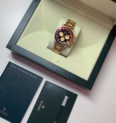 Rolex Daytona Rainbow Yellow Gold 116598rbow