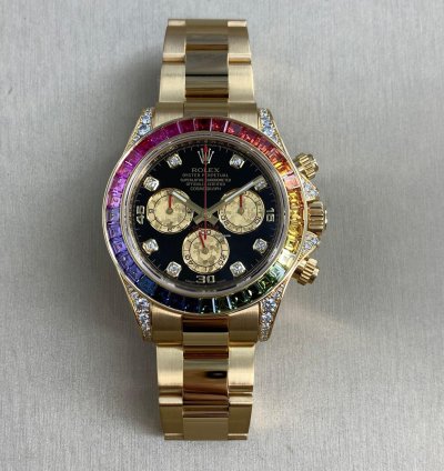 Rolex Daytona Rainbow Yellow Gold 116598rbow