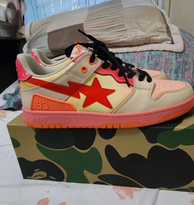 Bape Sk8 Sta M1 Orange