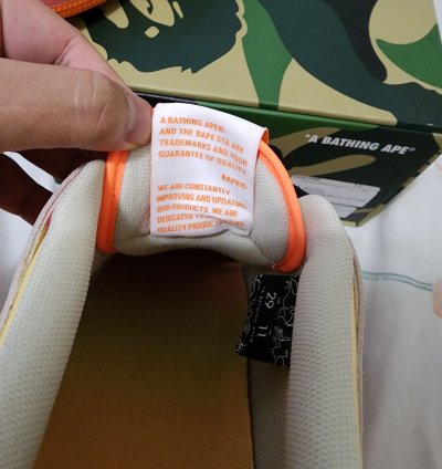 Bape Sk8 Sta M1 Orange