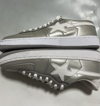 Bape Sk8 Sta Silver