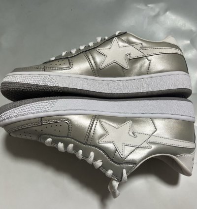 Bape Sk8 Sta Silver