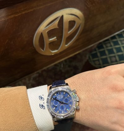 Rolex Daytona Sodalite Baguette Zaffiri 116589saci White Gold 18kt Investment