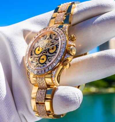 Rolex Daytona Unworn 2022 Daytona Eye Of The Tiger 116598tbr Pave