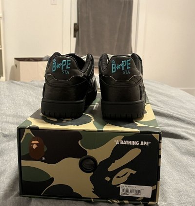Bape Sk8sta Black Silver