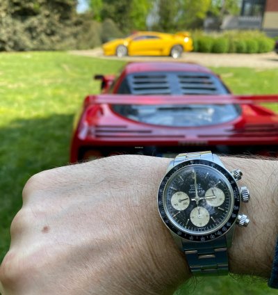 Rolex Daytona Very Rare Rolex Daytona 6263 Black Tiffany Co Dial