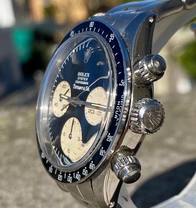 Rolex Daytona Very Rare Rolex Daytona 6263 Black Tiffany Co Dial