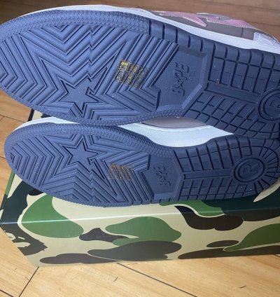 Bape Sk8sta Court Sta White Pink