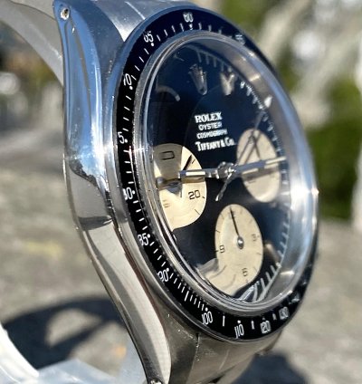 Rolex Daytona Very Rare Rolex Daytona 6263 Black Tiffany Co Dial