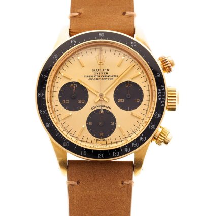 Rolex Daytona Yellow Gold Cosmograph Watch Ref 6263