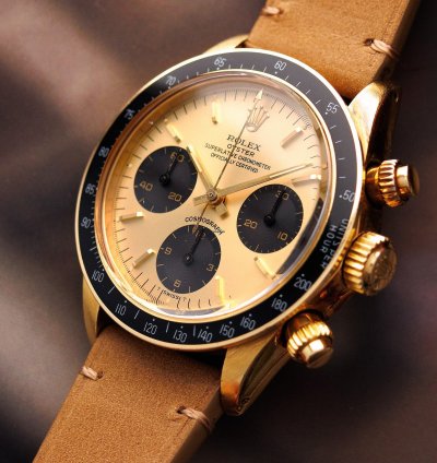 Rolex Daytona Yellow Gold Cosmograph Watch Ref 6263