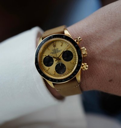 Rolex Daytona Yellow Gold Cosmograph Watch Ref 6263