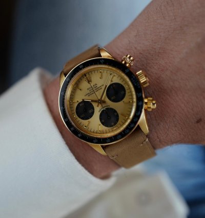 Rolex Daytona Yellow Gold Cosmograph Watch Ref 6263