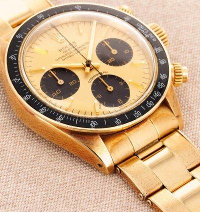 Rolex Daytona Yellow Gold Cosmograph Watch Ref 6263 In Super Condition