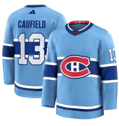 Cole Caufield Jersey 13 Montreal Canadiens Timeless Premium Stitched Reverse Retro