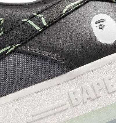 Bape Sta 1 Line Camo Charcoal Size 9 5