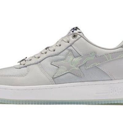 Bape Sta 1 Line Camo Gray Size 11