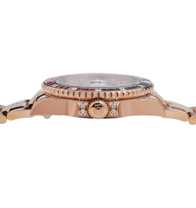 Rolex Gmt-master Ii Unworn With Stickers 18k Rose Gold 126755saru- - Ats-w008116
