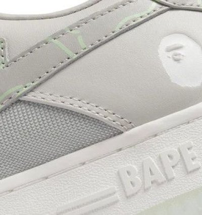 Bape Sta 1 Line Camo Gray Size 11
