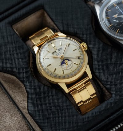 Rolex Padellone 8171 Padellone Yellow Gold Rare Oyster Bracelet