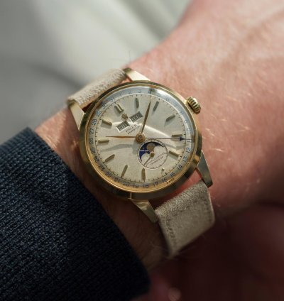 Rolex Padellone 8171 Padellone Yellow Gold Rare Oyster Bracelet