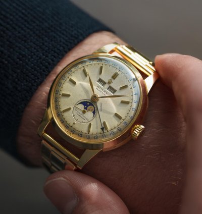 Rolex Padellone 8171 Padellone Yellow Gold Rare Oyster Bracelet