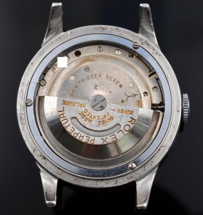 Rolex Padellone 8171 Steel Silver Dial Very Rare 1951