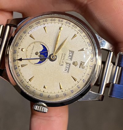Rolex Padellone Padellone 8171 Lunar Phase Celendar 38 Mm