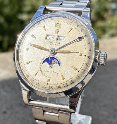 Rolex Padellone Padellone 8171 Lunar Phase Celendar 38 Mm