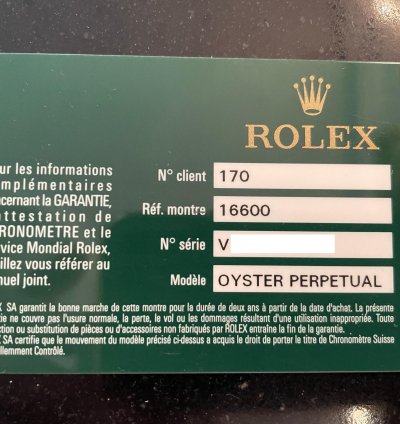 Rolex Sea-dweller Polizia Di Stato Neuve