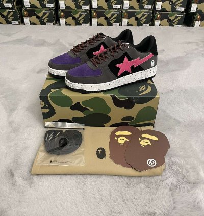 Bape Sta 2 Black Pink Size 11