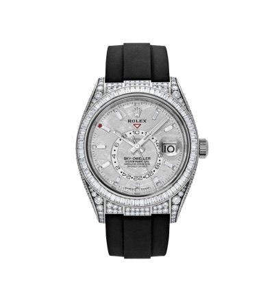 Rolex Sky-dweller 336259tbr White Gold Meteorite Dial Diamond Bezel And Case
