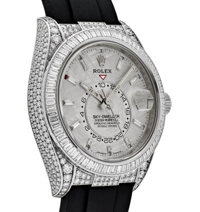 Rolex Sky-dweller 336259tbr White Gold Meteorite Dial Diamond Bezel And Case