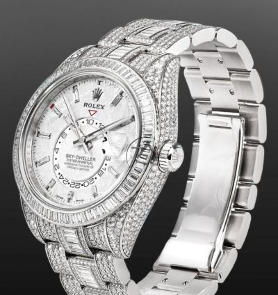 Rolex Sky-dweller Meteorite Dial Diamond Set New Unworn