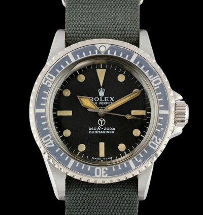 Rolex Submariner no Date 5513 Milsub From 1972 With Rolex Service