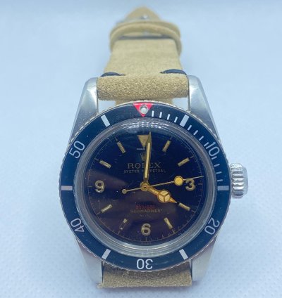 Rolex Submariner no Date Rolex Submariner 6538 Big Crown With Depth In Red