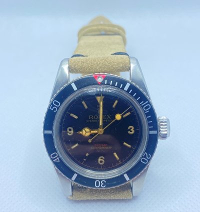 Rolex Submariner no Date Rolex Submariner 6538 Big Crown With Depth In Red