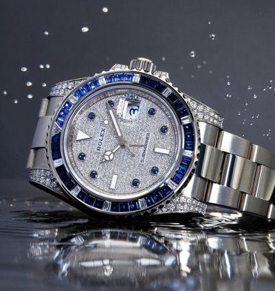 Rolex Submariner Date 116659sabr Automatic White Gold Good