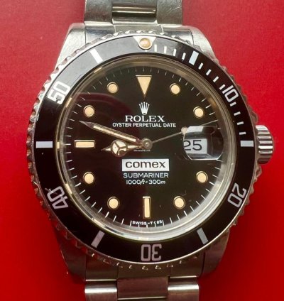 Rolex Submariner Date 16800 Rolex Submariner Comex 30 11 84 Aus 1 Besitz