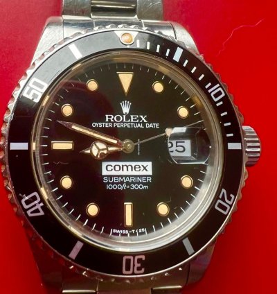 Rolex Submariner Date 16800 Rolex Submariner Comex 30 11 84 Aus 1 Besitz