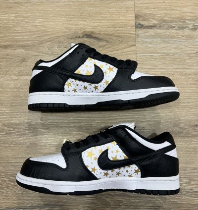 Nike Sb Dunk Low Supreme Stars Black