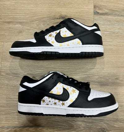 Nike Sb Dunk Low Supreme Stars Black