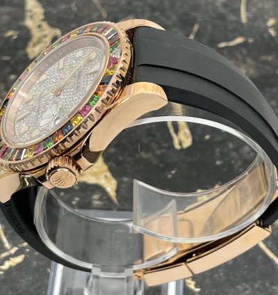 Rolex Yacht-master 40 116695sats - Rainbow - Factory Set - Pave Dial - New