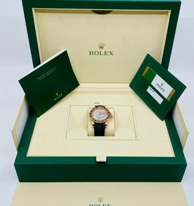 Rolex Yacht-master 40 116695sats - Rainbow - Factory Set - Pave Dial - New