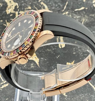 Rolex Yacht-master 40 116695sats - Rainbow - Factory Set - Rose - New