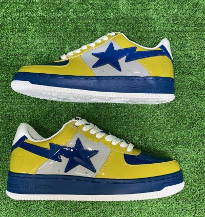 Bape Sta 2 Yellow Blue Size 12