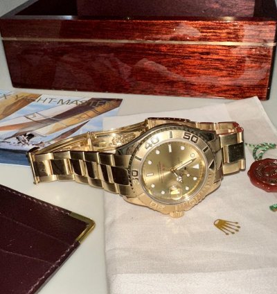 Rolex Yacht-master 40 16628 Automatic 2008 Yellow Gold Very Good