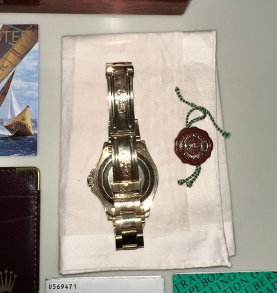 Rolex Yacht-master 40 16628 Automatic 2008 Yellow Gold Very Good