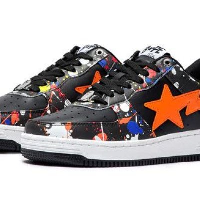 Bape Sta 3 Black Splatter Size 9 5